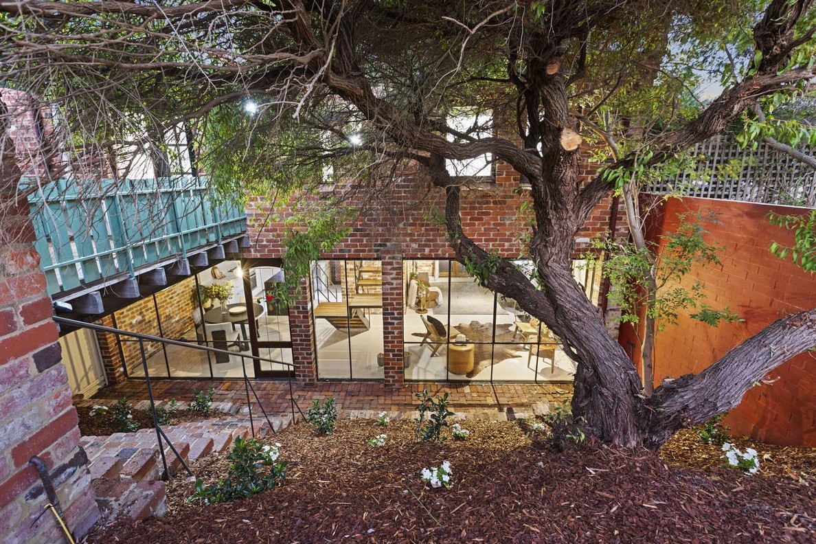 Prepared residential property exterior